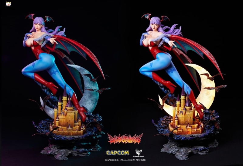 (Pre-order Closed) Capcom Darkstalker Morrigan Player 2 Licensed 1/4 Scale Statue By TriEagles Studio
