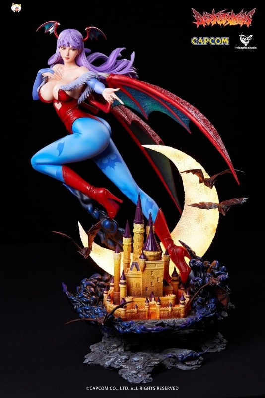 (Pre-order Closed) Capcom Darkstalker Morrigan Player 2 Licensed 1/4 Scale Statue By TriEagles Studio