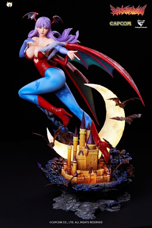 (Pre-order Closed) Capcom Darkstalker Morrigan Player 2 Licensed 1/4 Scale Statue By TriEagles Studio