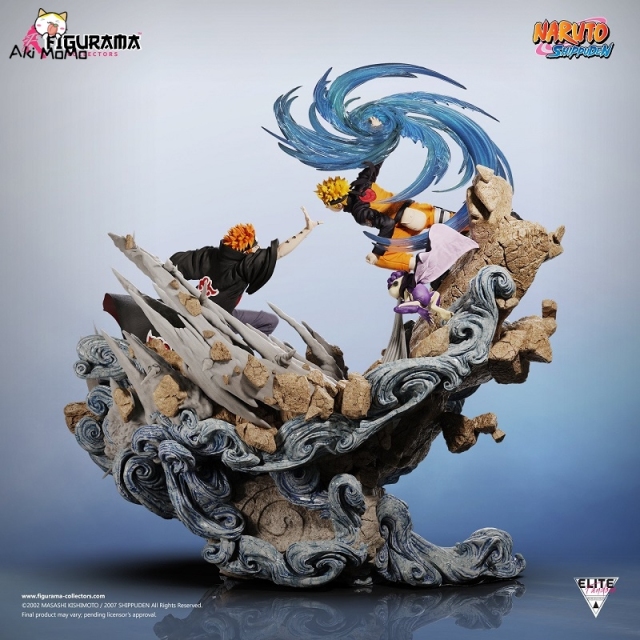 (Pre-order) (Exclusive Sale) Naruto Figure Shippuden Naruto VS. Pain Elite Fandom Statue 1/6 Scale By Figurama Collectors
