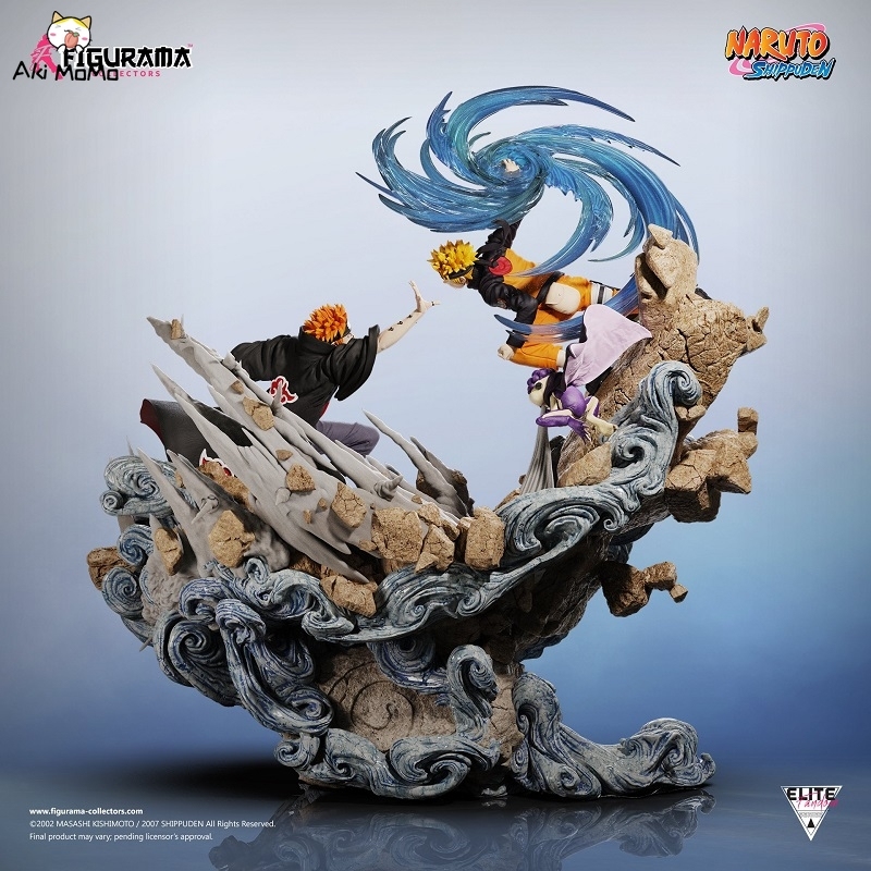 (Pre-order) (Exclusive Sale) Naruto Figure Shippuden Naruto VS. Pain Elite Fandom Statue 1/6 Scale By Figurama Collectors