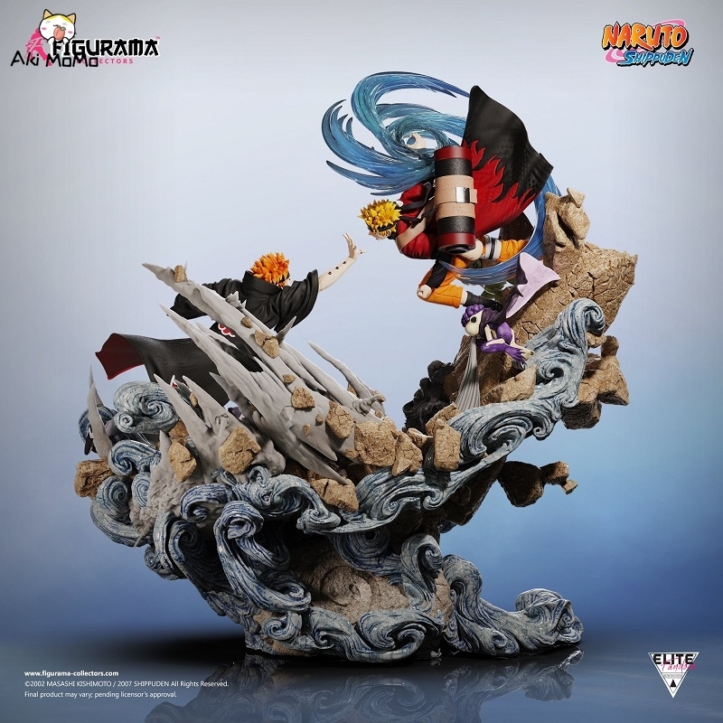 (Pre-order) (Exclusive Sale) Naruto Figure Shippuden Naruto VS. Pain Elite Fandom Statue 1/6 Scale By Figurama Collectors