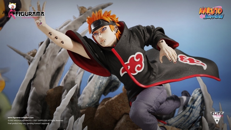 (Pre-order) (Exclusive Sale) Naruto Figure Shippuden Naruto VS. Pain Elite Fandom Statue 1/6 Scale By Figurama Collectors