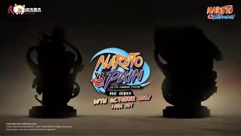 (Pre-order) (Exclusive Sale) Naruto Figure Shippuden Naruto VS. Pain Elite Fandom Statue 1/6 Scale By Figurama Collectors