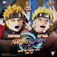 (Pre-order) (Exclusive Sale) Naruto Figure Shippuden Naruto VS. Pain Elite Fandom Statue 1/6 Scale By Figurama Collectors