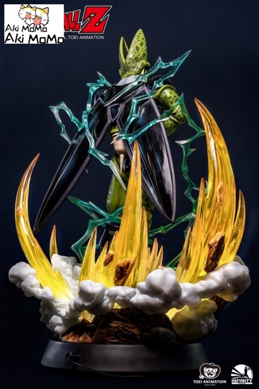 (Pre-order) Dragon Ball Z Cell Perfect Form Licensed 1/4 Scale Statue By Infinity Studio