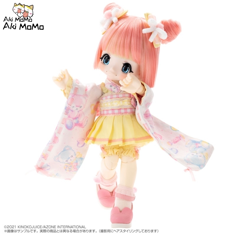 (Pre-order Closed) Azone KIKIPOP! Kumamimi!! Momoiro Omimi Complete Doll