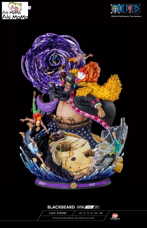 (Sold Out) One Piece Figure ULTRA HQS Blackbeard 1/7 Scale Statue By Tsume Art