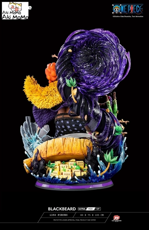 (Sold Out) One Piece Figure ULTRA HQS Blackbeard 1/7 Scale Statue By Tsume Art