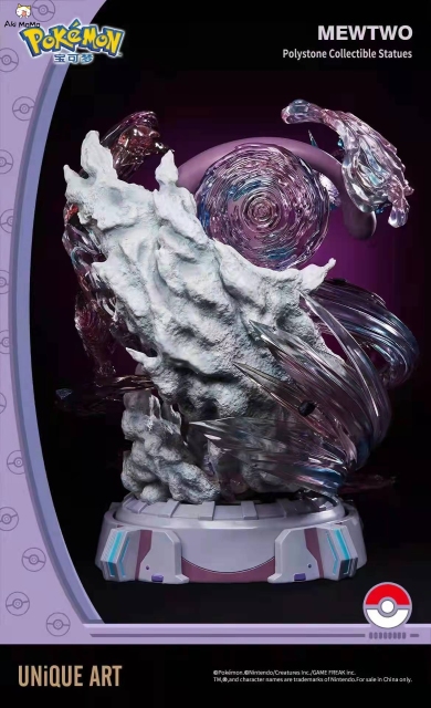 (Pre-order Closed) Mewtwo Pokemon Licensed Statue By Unique Art Studio
