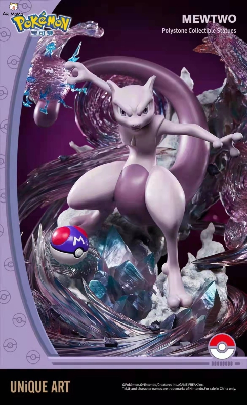 (Pre-order Closed) Mewtwo Pokemon Licensed Statue By Unique Art Studio