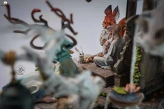 (Back-order) Kurong Temple By Yuan Xingliang Painted Resin Statue