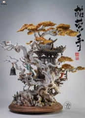 (Back-order) Kurong Temple By Yuan Xingliang Painted Resin Statue