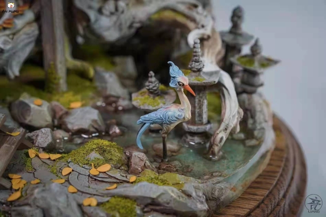 (Back-order) Kurong Temple By Yuan Xingliang Painted Resin Statue