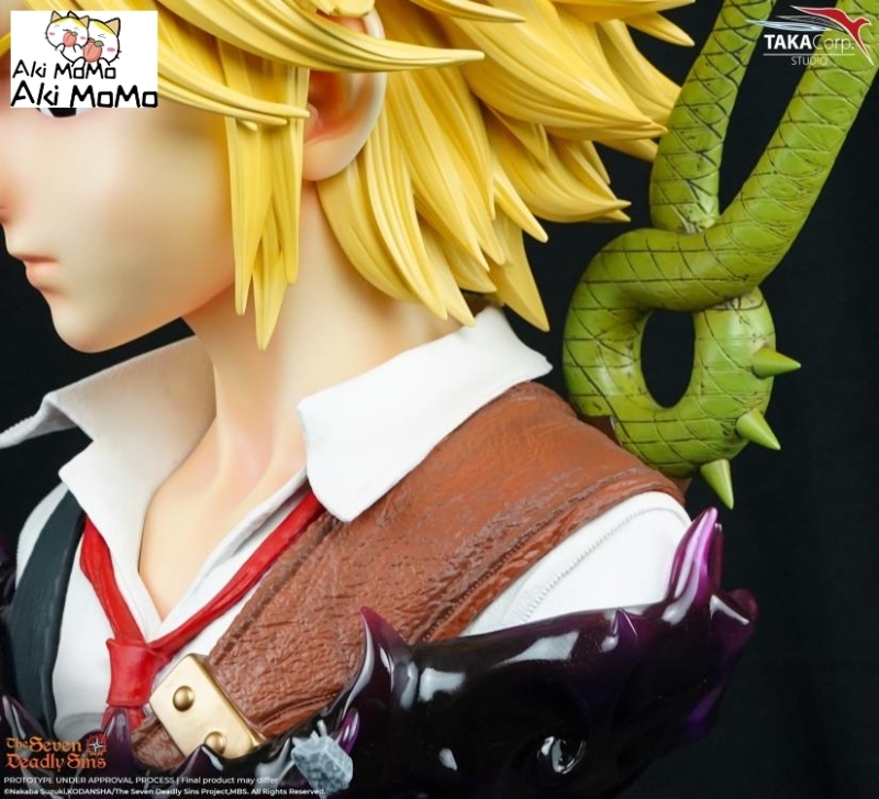 (Pre-order) The Seven Deadly Sins Meliodas 1/1 Scale Life-Size Bust By Taka Corp Studio