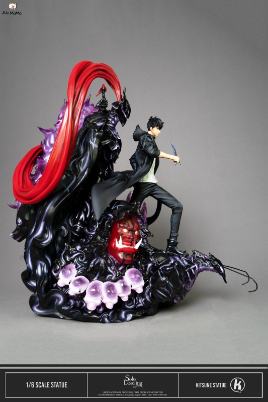(Released) Solo Leveling Sung’s Shadows Sung Jinwoo 1/6 Scale Licensed Statue By Kitsune Statue