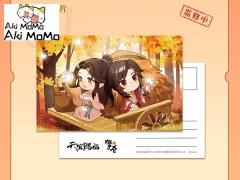 (Pre-order Closed) QINGCANG Comic "Heaven Official's Blessing" Xie Lian &amp; San Lang Mountain Walking in Twilight Maple Figure