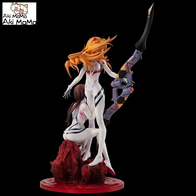 (In Stock) MegaHouse Precious G.E.M. Evangelion: 3.0+1.0 Thrice Upon a Time Asuka Langley Shikinami & Mari Makinami Illustrious