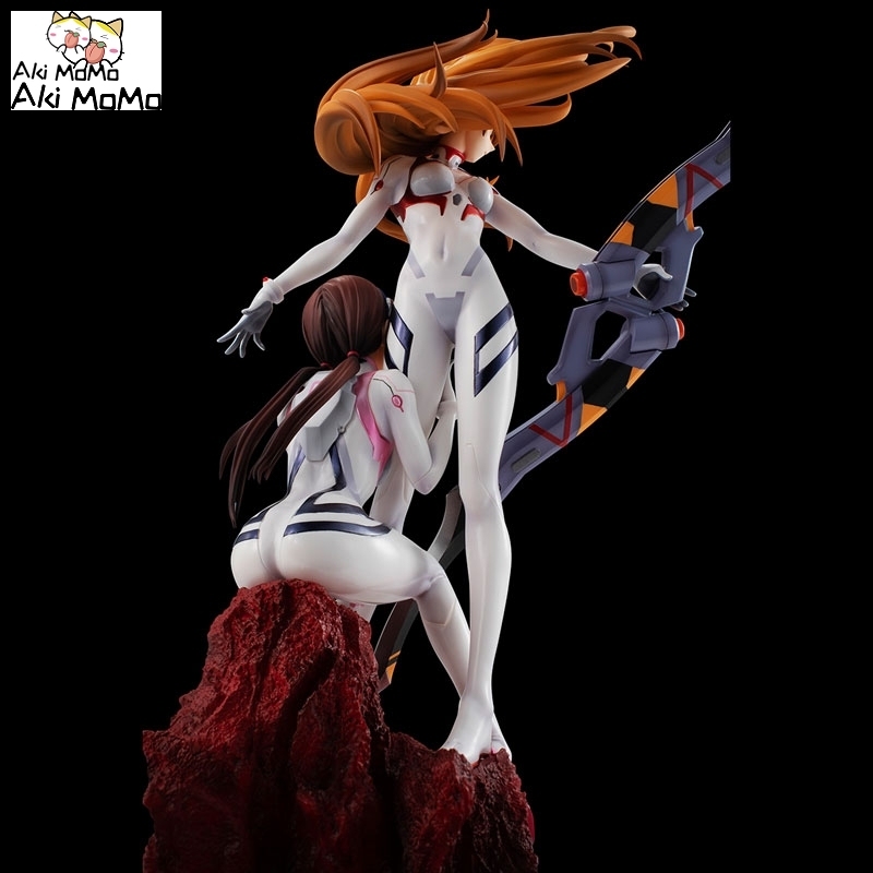 (In Stock) MegaHouse Precious G.E.M. Evangelion: 3.0+1.0 Thrice Upon a Time Asuka Langley Shikinami & Mari Makinami Illustrious