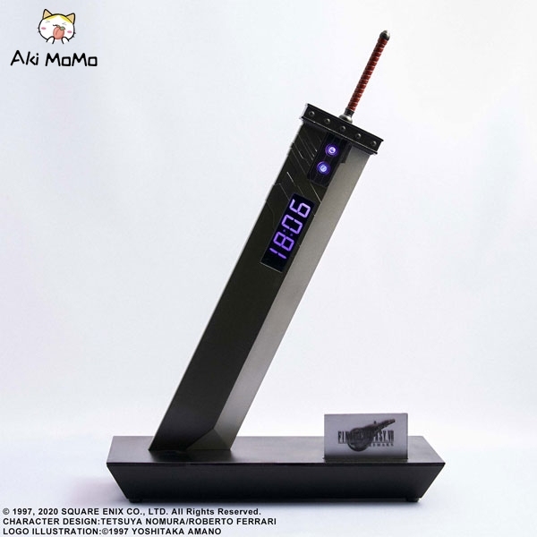 (In Stock) Square Enix Final Fantasy VII Remake Digital Clock [Buster Sword]