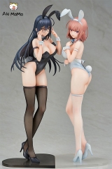 (In Stock) Ensoutoys Ikomochi Original Character Black Bunny Aoi & White Bunny Natsume 2 Figure Set 1/6 Figure