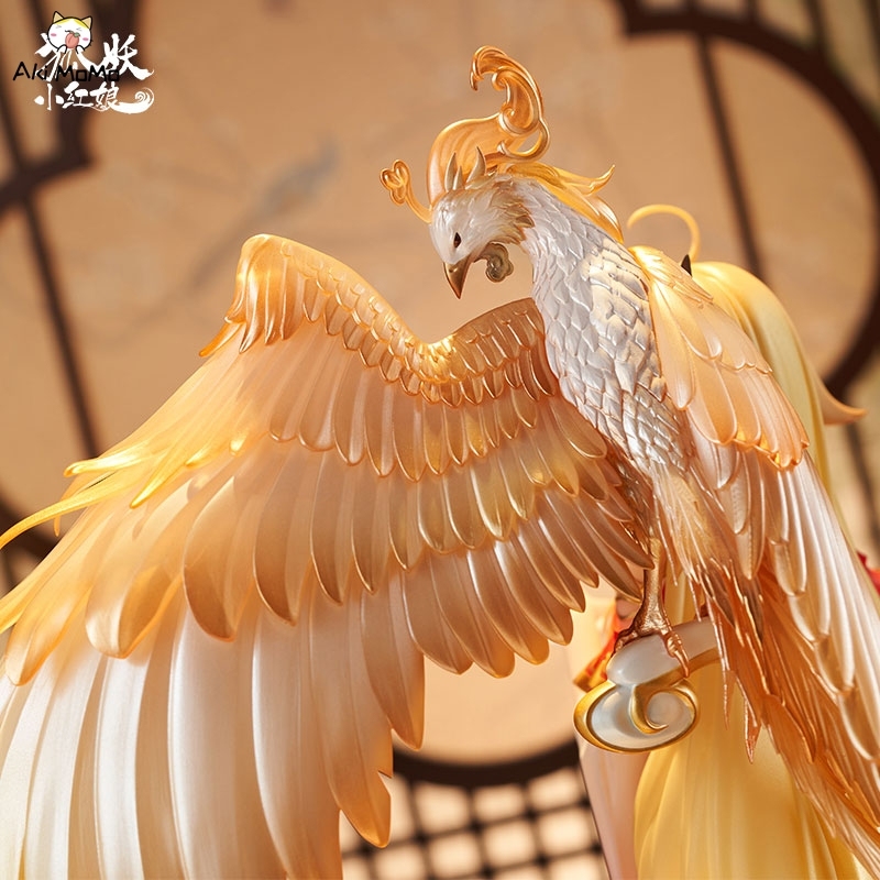 (Back-order) Yuewen Fox Spirit Matchmaker Tushan Honghong Golden Feather Dress Ver. 1/7 Figure (Bonus)