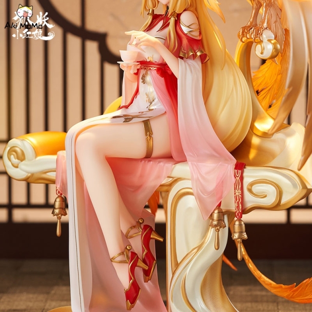 (Back-order) Yuewen Fox Spirit Matchmaker Tushan Honghong Golden Feather Dress Ver. 1/7 Figure (Bonus)