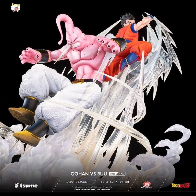 (Pre-order) Dragon Ball Gohan vs Buu HQS 1/6 Scale Statue By Tsume-Art