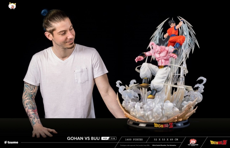 (Pre-order) Dragon Ball Gohan vs Buu HQS 1/6 Scale Statue By Tsume-Art