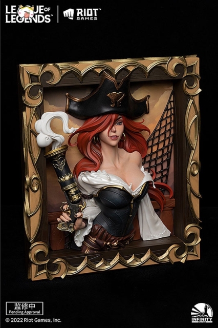 (Pre-order) League of Legends The Bounty Hunter Miss Fortune 3D Frame By Infinity Studio