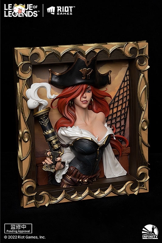 (Pre-order) League of Legends The Bounty Hunter Miss Fortune 3D Frame By Infinity Studio