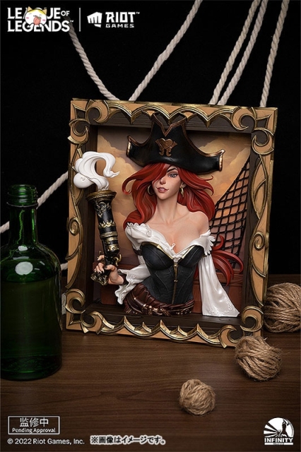 (Pre-order) League of Legends The Bounty Hunter Miss Fortune 3D Frame By Infinity Studio