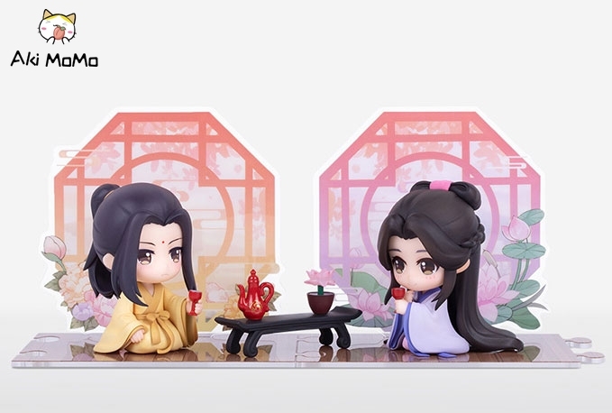 (Back-order Closed) QINGCANG [Bonus] Anime "The Master of Diabolism" Jiang Yanli &amp; Jin Zixuan Set Yukata Ver. Deformed Figure 2pc Set