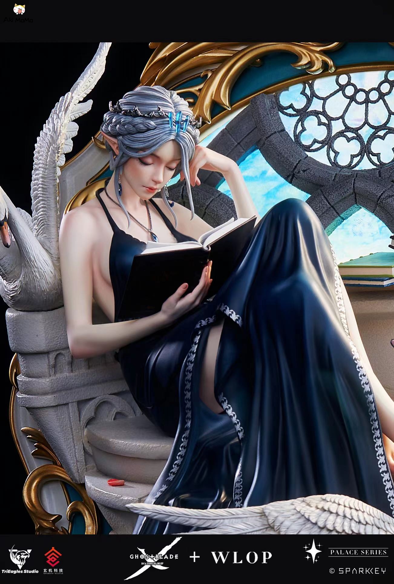 In Stock) Ghost Blade Swan 1/6 Scale Statue By TriEagles Studio x WLOP