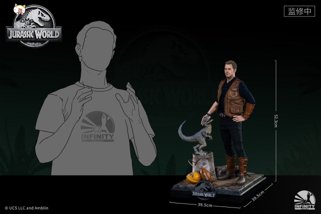 (Pre-order) Jurassic World: Fallen Kingdom Owen and Baby Blue 1/4 Scale Statue by Infinity Studio