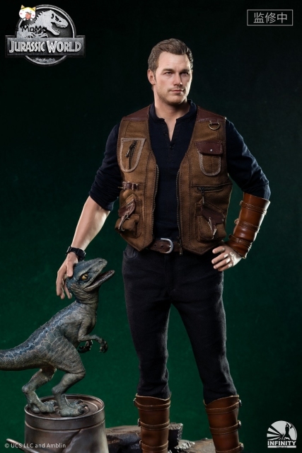 (Pre-order) Jurassic World: Fallen Kingdom Owen and Baby Blue 1/4 Scale Statue by Infinity Studio