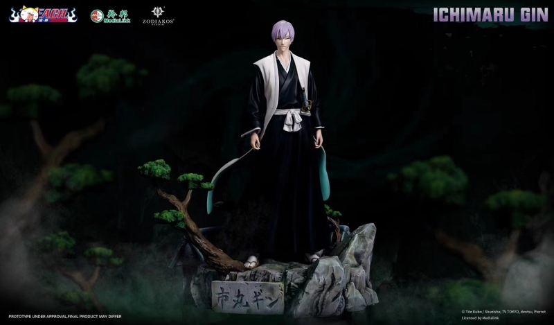 (Pre-order) Bleach Ichimaru Gin Licensed 1/6 Scale Statue By Zodiakos Studio