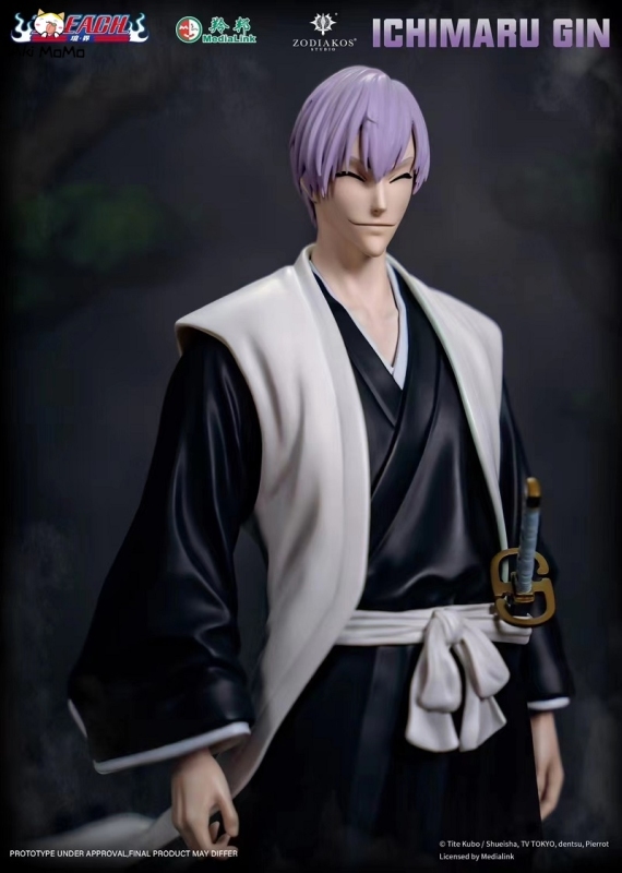 (Pre-order) Bleach Ichimaru Gin Licensed 1/6 Scale Statue By Zodiakos Studio