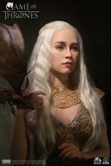 (Pre-order) Game of Thrones Mother of Dragons Daenerys Targaryen  1/1 Life-Size Bust By Infinity Studio