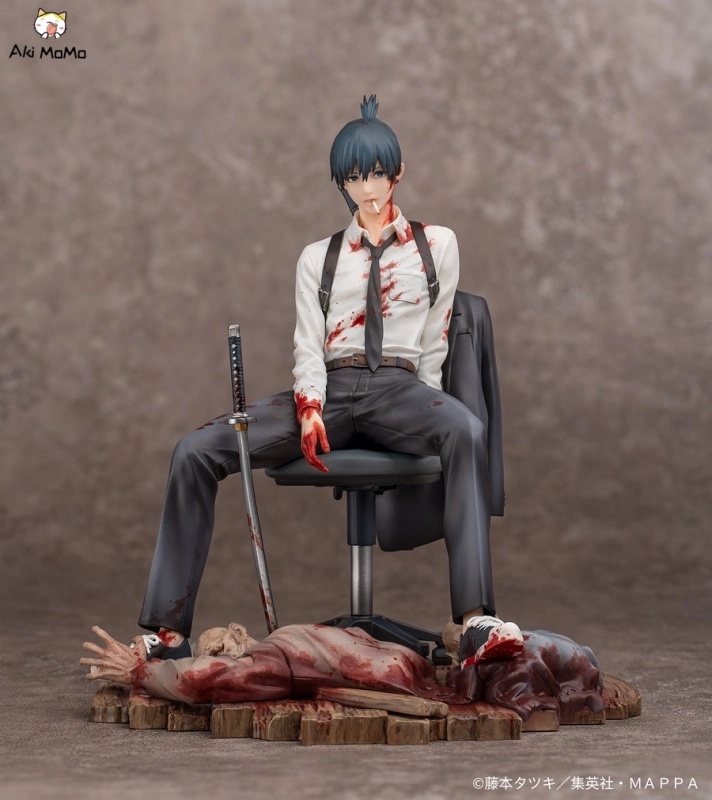 (In Stock) Myethos Chainsaw Man Figure Hayakawa Aki 1/7 Scale