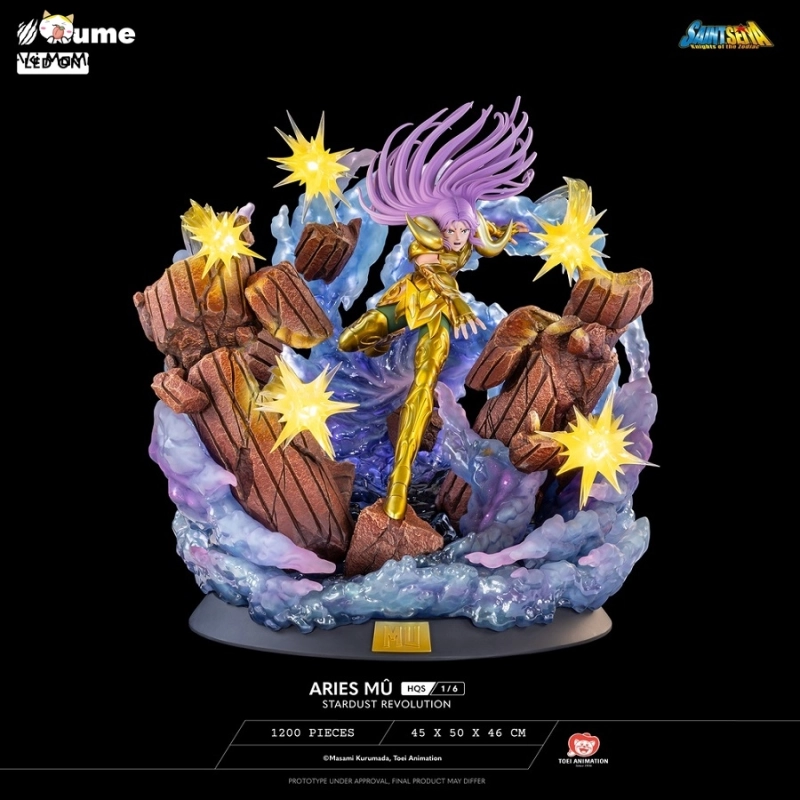 Saint Seiya HQS Series Stardust Revolution Aries Mu 1/6 Scale Statue By Tsume Art