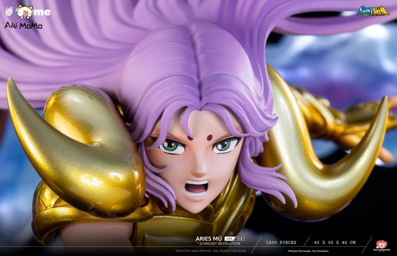 Saint Seiya HQS Series Stardust Revolution Aries Mu 1/6 Scale Statue By Tsume Art