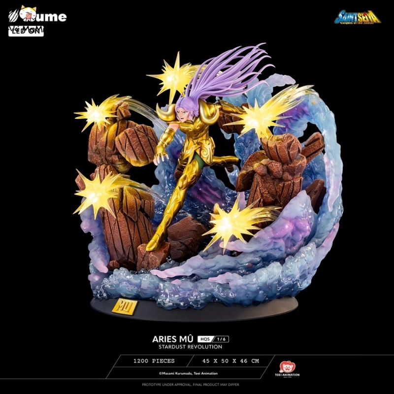 Saint Seiya HQS Series Stardust Revolution Aries Mu 1/6 Scale Statue By Tsume Art