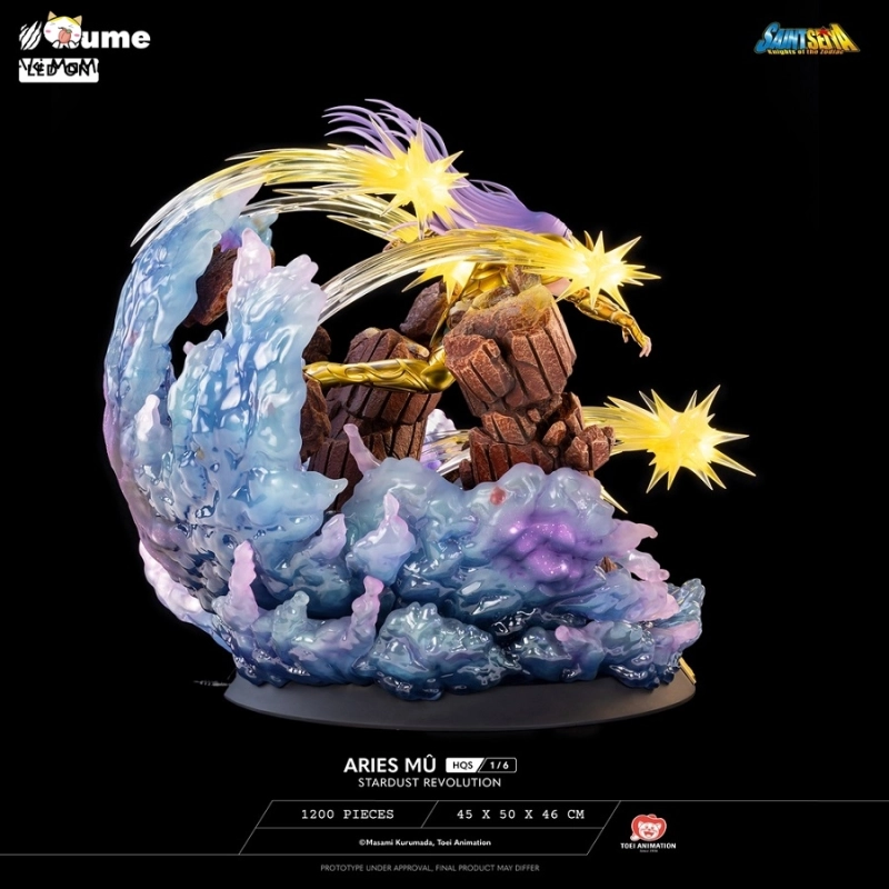 Saint Seiya HQS Series Stardust Revolution Aries Mu 1/6 Scale Statue By Tsume Art