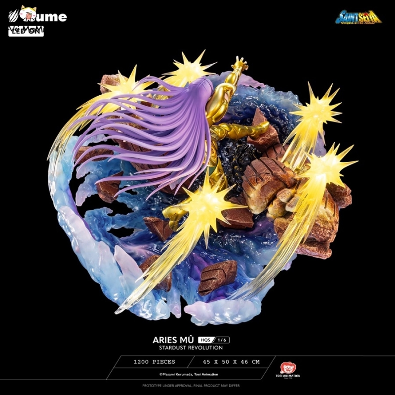 Saint Seiya HQS Series Stardust Revolution Aries Mu 1/6 Scale Statue By Tsume Art