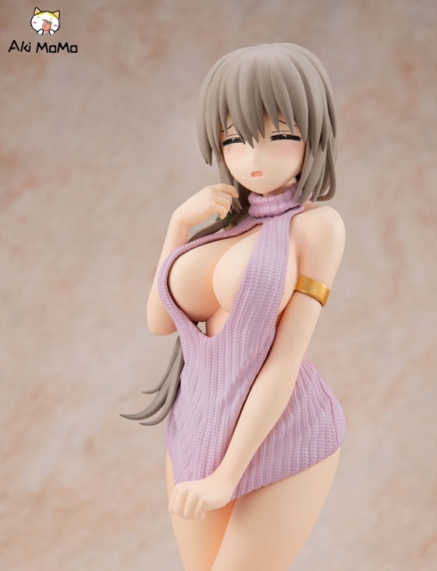 KADOKAWA Uzaki-chan Wants to Hang Out! Double Tsuki Uzaki -SUGOI knitwear ver.-1/7 Figure (Bonus)