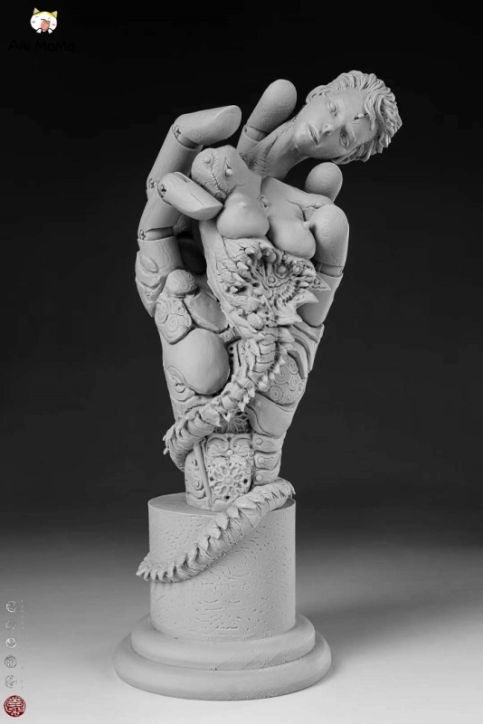 Snake Girl 02 By Feng Yangkun (Grey Model)