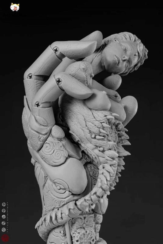 Snake Girl 02 By Feng Yangkun (Grey Model)