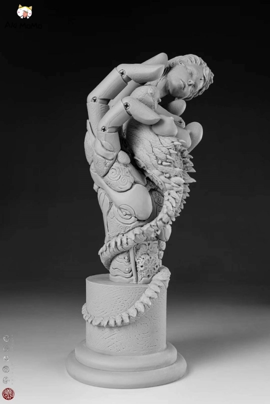 Snake Girl 02 By Feng Yangkun (Grey Model)