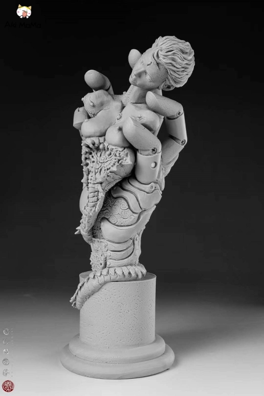 Snake Girl 02 By Feng Yangkun (Grey Model)